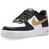 Nike Air Force 1 (GS), Sneaker, Black/Metallic Gold/Black/Whit, 37.5 EU