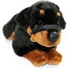 Uni-Toys - Rottweiler, sdraiato - 45 cm (lunghezza) - cane di peluche, animale domestico - peluche