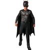 Rubie's RUBIES DC Official THE BATMAN - Costume per bambini fIlm The Batman, taglia 5-6 anni, tuta a maniche lunghe, mantello con chiusure in velcro e maschera