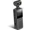 Uonlytech Videocamera Sportiva Portatile Mini 4k con Audio, Corpo in Abs Nero, Luce LED Integrata e Interfaccia Intuitiva per Sport All'aperto e Lavoro
