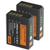 CQJFCYBRA NP-W126 NP W126 NP W126S Ingresso Batteria Tipo C, Compatibile For Fuji, For X-T20 X-Pro1 XPro1 X-T1 XT1 HS30EXR HS33EXR X PRO1 X100F(2Pcs Battery)