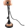 Ruilogod USB 4 LED 5000K Pixel Webcam Webcam Web Cam Camera PC Laptop W Microfono