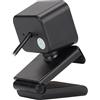 Cyrank Webcam, Videocamera Per Streaming 2560x1920 USB 2.0 Luce di Riempimento Regolabile Messa a Fuoco Automatica 2K Riduzione del Rumore Webcam con Microfono Plug And Play Per Meet/Streamer(Nero)