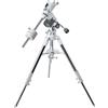 Bresser - Supporto Exos 2/EQ-5 per Messier | Portata 13 kg, movimenti micrometrici su due assi, cuscinetti, cannocchiale polare, slitte GP, altezza 69 a 109,5 cm