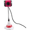 Ruilogod Macchina fotografica del webcam del PC regolabile manopola Ventosa base flessibile collo USB