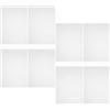 Mikikit Filtri Gel Illuminanti e Fogli Rigidi Trasparenti in PVC 0,3Mm 210×297Mm Set 8 Pezzi per Lightbox e Diffusori Luce in Progetti Fotografici