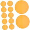 Kisangel Filtri in Gel Rotondi Arancia Autoadesivi per LED Spotlight | 15 Pezzi Pet, per Video Light, Uffici e Ambienti, Fogli Diffusori 3,8cm