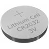 Brightium Batteria a bottone al litio CR-2032, 3 V, adatta per orologi, calcolatrici e piccoli dispositivi elettronici.