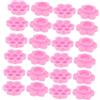 WOONEKY Tazza per Colla per Extension Ciglia Forma Fiore Rosa 500 Pezzi in Abs Compatibile Accessori per Estensione Ciglia per Procedure di Extension in Studi