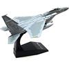 AZIZAT 1/100 American F-15C Fighter Model Jet Airplane Model Alloy Aircraft Model Display Die-Cast Aircraft Model Plane for Collection Gift