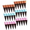 BESTonZON Coni Gelato Decorazioni Miniature Realistici Riutilizzabili 30 Pezzi in Pvc Facili da Usare per Ragazzo Ragazza per Festival e Centri Commerciali