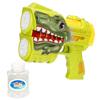 ColorBaby Color Bubbles Pistola a bolle elettrica Croc, design a coccodrillo, con flacone da 110 ml di bolle e batterie, facile da usare, ottimale per esterni (39097)