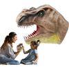 Generico Burattino di dinosauro, burattino di dinosauro | Burattini a mano giocattolo animale squalo cartone animato,Giocattolo a mano con testa di animale in morbida, giocattoli da bagno in spiaggia per pisci