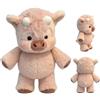 Generico Peluche Muccas Che Corre, 45CM Peluche Di Muccas Delle Highlands, Adorabile Morbido Pelosa M-ucca Peluches Che Corre Animale, Alleviare Stress Animale Bambola Bovini Delle Highlands Peluches Cuscini