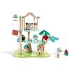Hape Green Planet Explorers La casa sull'albero di Kiki - Set di Figurinas per gioco di ruolo bambini dai 3 anni in su