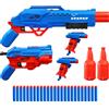 Nerf Hasbro Nerf Alpha Strike Mission Ops Set include 4 Blaster, 2 Half-Target e 25 freccette ufficiali Nerf Elite, Easy Load Prime Fire (F2555)