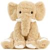 Yeqivo Elefante Imbottito Animale Peluche Regalo per la Fidanzata Bambino Elefante Imbottito per Natale San Valentino Compleanno Festa di Nozze Elephant(50CM,Marrone)