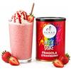 ALMAR GUSTO ITALIANO ALMAR Mix'n Shake Preparato in Polvere per Frappè 500g, Plant Based, Senza Glutine e Lattosio, Ricco di Fibre, Facile e Veloce, Made in Italy, 16 Porzioni (Fragola)