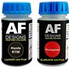Alex Flittner Designs Touch Up per Mazda 41W Jet Black Perl + Vernice Trasparente Da 50ml Auto Base Set