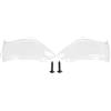 HZBHD Paramani Per Manubrio Moto, Estensione Parabrezza Per BMW R1300GS R 1300 GS R1300 GS ADV Adventure GS1300 2023-2025 Coppia Motocicletta Paramani(CHIARO)
