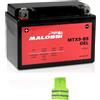 CLICK & GO COMPATIBILE CON KAWASAKI Z 1000 per anno 2003 al 2006 BATTERIA YTX9-BS IN GEL MALOSSI MTX9-BS FORNITA CARICA E PRONTA ALL'USO BATTERIE ATTIVE 8,4 AMPERE 12 VOLT 150X87X105MM