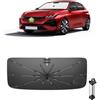 Ruiya 2026 Upgrade Ombrello Parasole Auto Parabrezza Compatibile con Peugeot 308 | Peugeot 408 X 2022-2026, Parasole Anteriore Pieghevole Protezione UV, Accessori Auto Peugeot 308