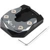 RBRMMUIMI Piastra Supporto Laterale Per X-MAX 400 300 250 125 XMAX300 Xmax400 Cavalletto Laterale In Alluminio Per Moto, Estensione Del, Piastra Di Supporto