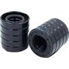 TDXswtFH Adatto for paraolio albero TC-ID: 10 * OD: 15 16 17 18 19 20 22 25 26 28 * 3 4 5 5.5 6 7 8 9 10mm Doppio labbro ricoperto di nitrile con giarrettiera(10X22X7mm 2pcs)