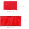 SHINEOFI 2 Pezzi Pellicola Adesiva per Sensore Pioggia Parabrezza Auto in Plastico Rosso Design a Tenuta Stagna e Sostituzione Facile per Kit Riparazione Parabrezza