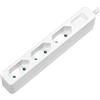 LogiLink LPS229 prolunghe e multiple Interno 1,5 m 3 presa(e) AC Bianco