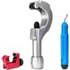 HYCHIKA BETTER TOOLS FOR BETTER LIFE HYCHIKA Tagliatubi 3-50 mm / 0.1-2 con Sbavatore - Tagliatubi Versatile per Tutti i Metalli Comuni Come Rame, Alluminio, Plastica, Nonché per Tubi Compositi