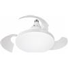 MAKA Fresh Mini Ventilatore Lampada LED E27 22W Telecomando Pale Retrattili 3 Velocità IP20
