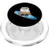 Beach Fun Designs Aloha Hawaii - Mucca hawaiana da surfista PopSockets PopGrip per MagSafe