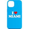 Amo l'abbigliamento di Miami Custodia per iPhone 13 Miami - I Heart Miami - Amo Miami
