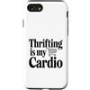 Fraxoweb Custodia per iPhone SE (2020) / 7/8 Thrifling è il mio amante dello shopping dell'usato vintage cardio