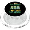 Casino Slot Machine Player Gambling Poke Non ho bisogno di slot machine giocatore del casinò della slot machine PopSockets PopGrip per MagSafe
