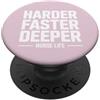 ER Nurse CPR Humor Umorismo CPR di vita infermiera più veloce più profondo più duro PopSockets PopGrip Adesivo