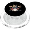 Cymbals Gift / Drummer Gifts for Men and Piatti Batterista Piatti per batteria PopSockets PopGrip per MagSafe