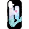 Cute Mermaid Alphabet Letters Apparel Co Custodia per iPhone 17 Sirena lettera H acquerello alfabeto design