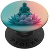 Buddha Designs by Kajiro Buddha astratto fiore di loto - buddismo spirituale buddista PopSockets PopGrip Adesivo