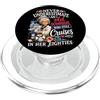 Funny Cruise Grandma In Her Eighties Tra Mai sottovalutare la vecchia che naviga nei suoi ottant'anni PopSockets PopGrip per MagSafe