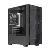 Nuwo Gigan BK100 Case PC Gaming Micro-ATX Mini-ITX | Mini Tower Frontale e Laterale in Vetro Temperato Panoramico | Ventola 120mm Preinstallata