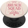 Brunch Squad - Minimalistic Brunching De Brunch Squad Amanti della colazione Croissant Brunch Party PopSockets PopGrip Adesivo