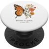 Christians Bible Verse Vintage Floral Bu Bloom In Grace Peter Bibbia Verse Farfalla Con Fiori PopSockets PopGrip Adesivo