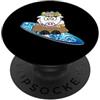Beach Fun Designs Aloha Hawaii - Mucca hawaiana da surfista PopSockets PopGrip Adesivo