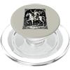 Demonique Tees and Ars Goetia Demon Gift Maestà del Guerriero Demone di Bathin PopSockets PopGrip per MagSafe