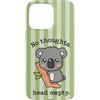Animal Print Cute And Fun Custodia per iPhone 15 Pro Max Carino Kawaii Koala Bear Smoothbrain No Pensieri Testa Vuota