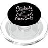 Cymbals Gift / Drummer Gifts for Men and Piatti Batterista Piatti per batteria PopSockets PopGrip per MagSafe