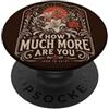 Faith & Purpose Christian Collective Luke 12 22 31 Christian Faith Floral Bibbia Verse Vintage PopSockets PopGrip Adesivo