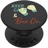 Whyitsme Design Divertente boxer Keep Calm and Box On Boxing Humor PopSockets PopGrip Adesivo